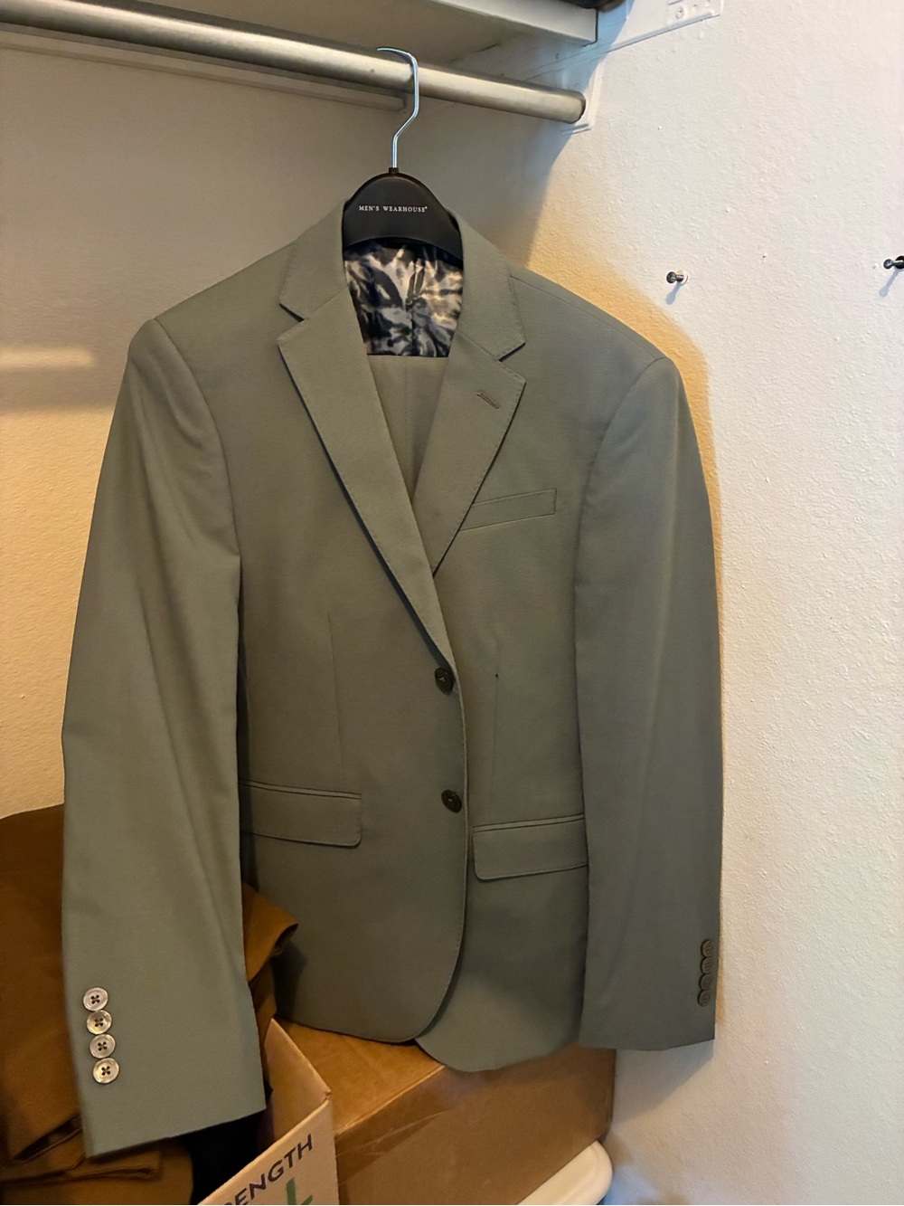 Egara Sage Green Two-Piece Suit